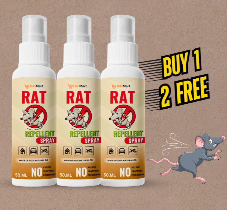 Rat Repellent Spray house and shop buy 1 get 2 free rating⭐⭐⭐⭐⭐